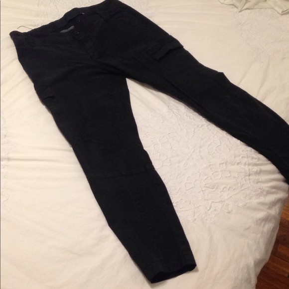 Joe's Black Skinny Cargo Pants - Picture 2 of 3